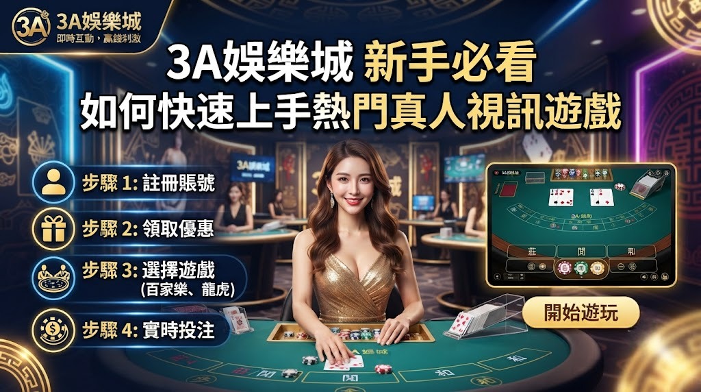 如何快速上手熱門真人視訊遊戲